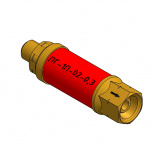 Пламегаситель ПГ-1П-02-0,3 (пропан, инструмент, М12/М16), БАМЗ