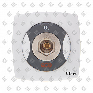 Медицинская розетка TU DIN O2 (одиночная, встроенная), GCE