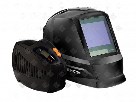 Маска с турбоблоком СИЗОД TECH C70D + VENTO 00000098213, СВАРОГ