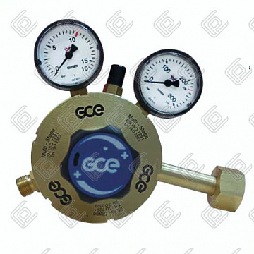 Редуктор двухступенчатый S2+ О2, ARV0520 GCE (кислород, 200/4,0 bar вх. W21,8x1/14", вых. G1/4",12 м3/час, однокорпусный)