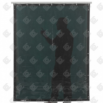 Защитная штора «GREEN-6» CEPRO 180x140см (зелная, 1800x1400мм, от сварочного излучения)