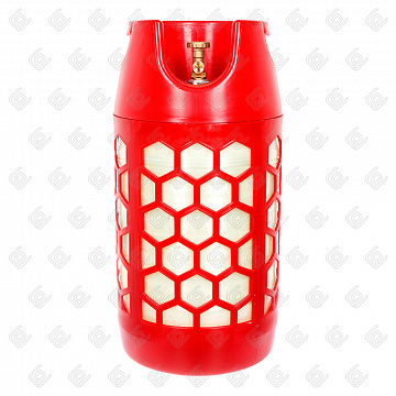 Баллон пропановый 24,5 л (LPG/СУГ) RSV Composite (полимерно-композитный, красный)