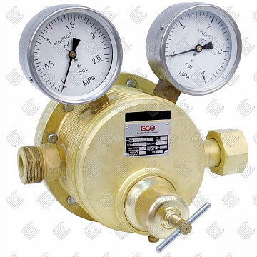 Редуктор рамповый VPK 631 Кислород, 0760658 GCE (200/20 бар, вх. M42x1,5,вых. M42x1,5; 630 м3/час)