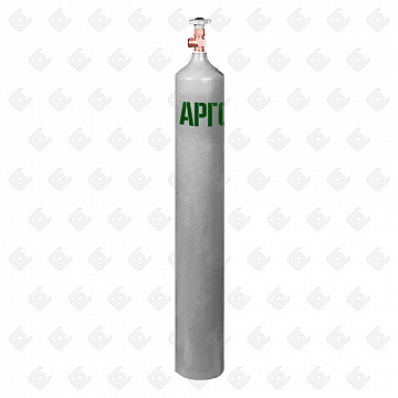 Баллон аргоновый 10 -150У (новый, 10 л, пустой, ф 133 мм, ВК), РИФ