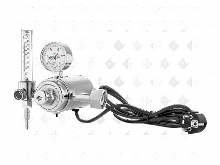 Регулятор расхода газа У-30/АР-40-П-220-Р (УГЛЕКИСЛЫЙ ГАЗ, АРГОН) с подогревателем, СВАРОГ