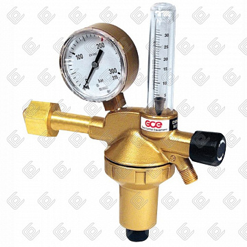 Регулятор DINFLOW ARG - Аргон/CO2, 0780607 GCE (200/- бар, вх. W21,8x1/14"; вых. G1/4"; 0-32 л/мин)