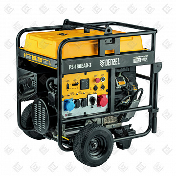 Электрогенератор DENZEL PS-180EAD-3 (220/380 В, бензин)