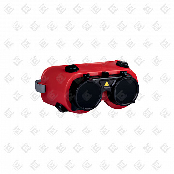 Очки защитные TOBA 3 T5 (5 РС) затемненные закрытые, DELTA PLUS