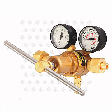 Редуктор рамповый Jetcontrol 600 Кислород, 0762552 GCE (200/28 бар вх. W21,8x1/14", вых. W21,8x1/14")