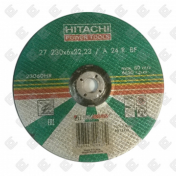 Круг шлифовальный 230x6x22 А24 HITACHI