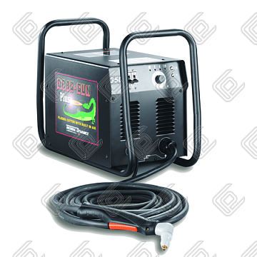 Аппарат плазменной резки DRAG-GUN PLUS (220В, встроенный компрессор, 15-35А, ПН 35%, ручная резка 12мм, 25.7кг)