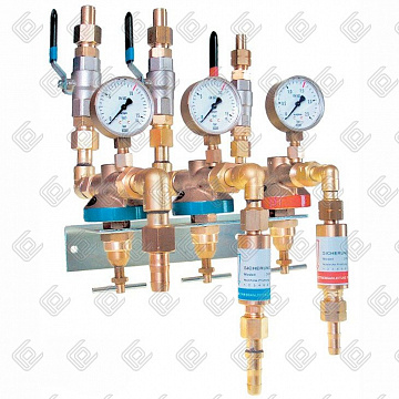 Тройной блок HF-Set S200 triple, 14016182 GCE (Кислород/Кислород/Ацетилен, 200/100/20 куб.м/ч)