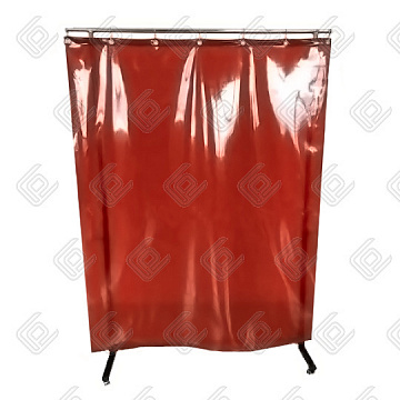 Сварочная штора Weldtex PVC (1400х1800 мм, красная, 6 DIN)